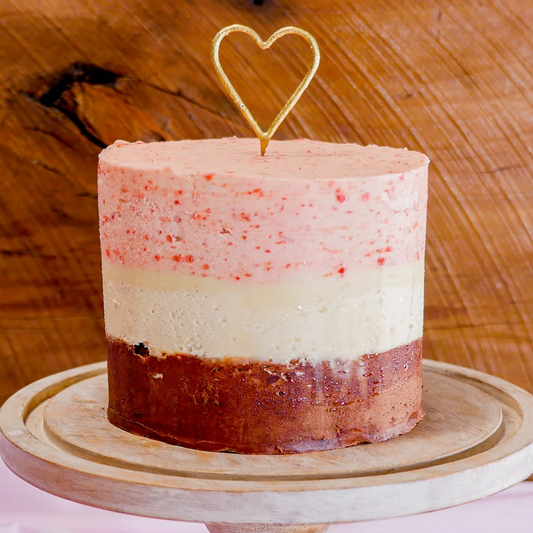 Neopolitan Raspberry Cake