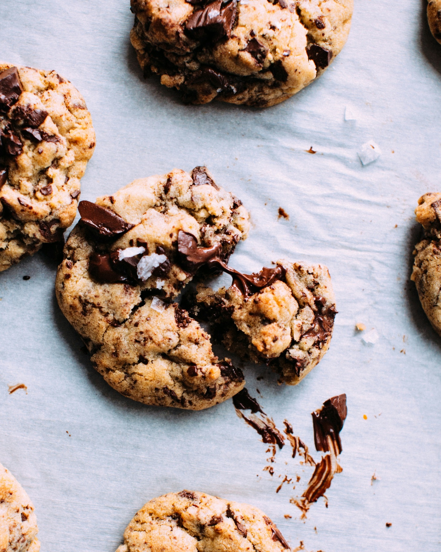 Sea salt chocolate chunk cookies