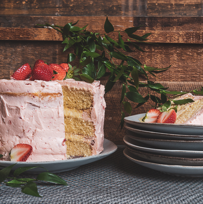 Strawberry Shortcake Cake