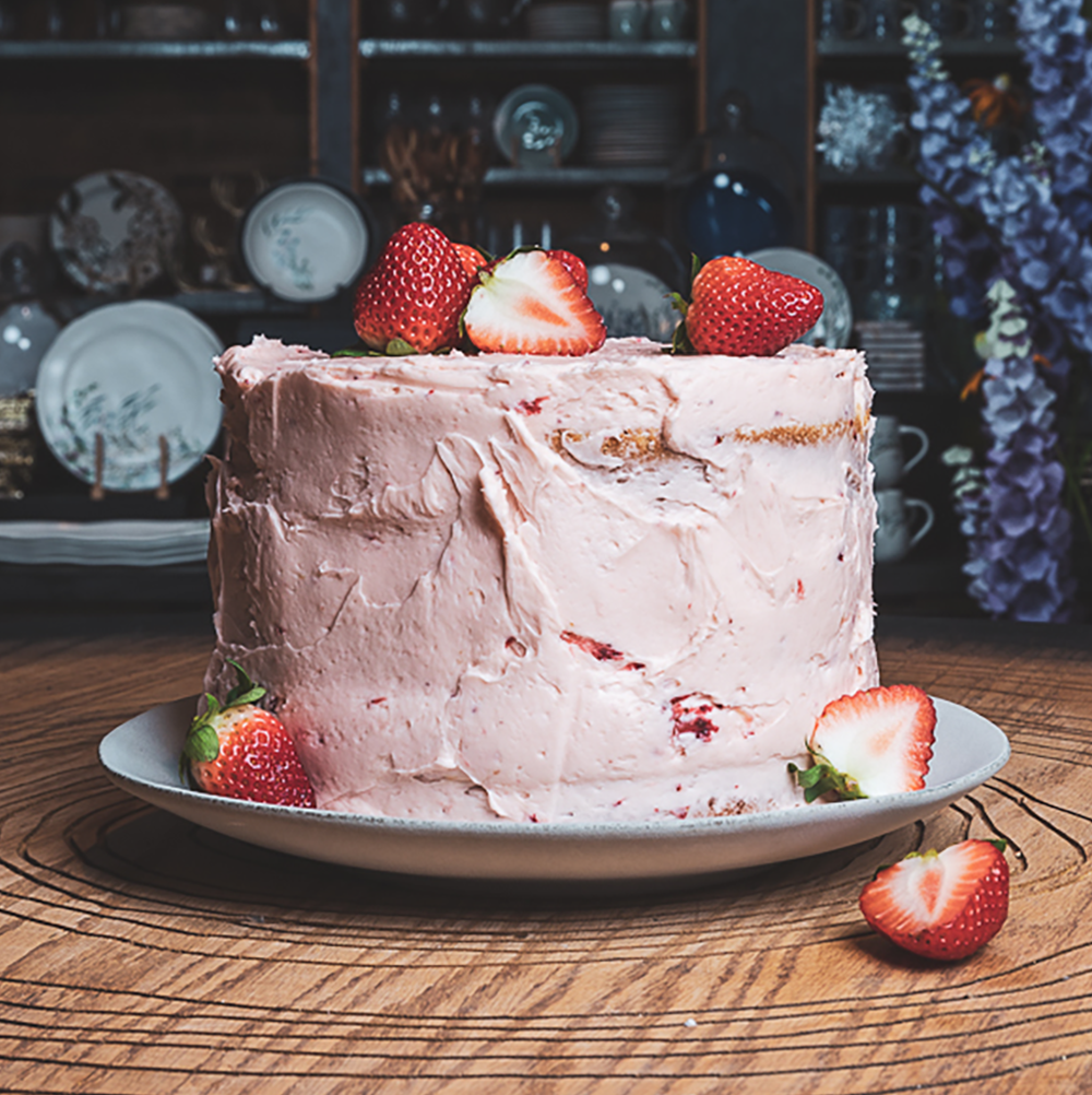 Strawberry Shortcake Cake